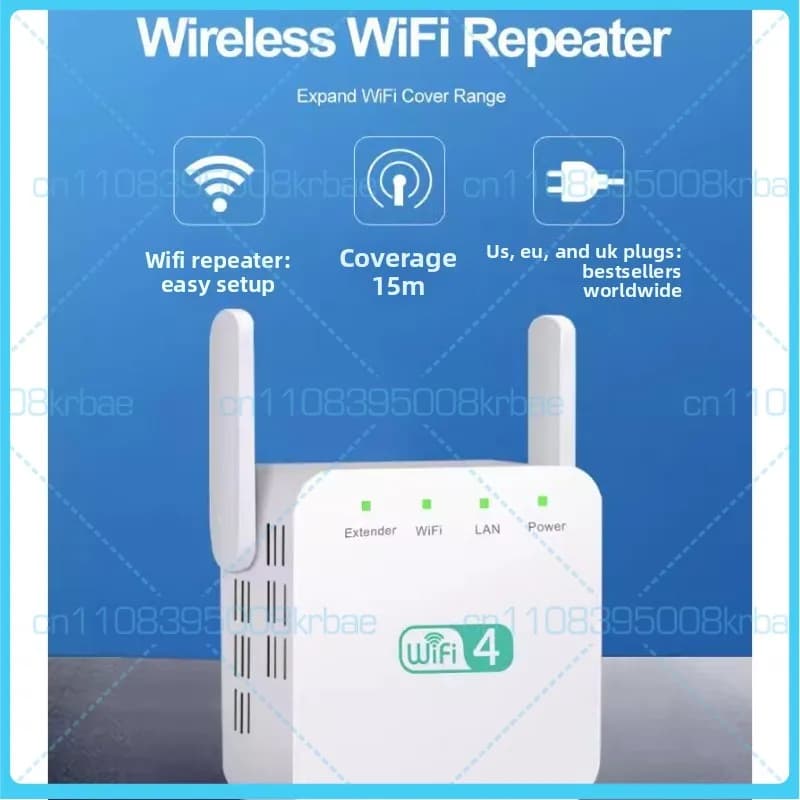 Ripetitore WiFi 300Mbps, Amplificatore di Segnale Wireless, Estensore di Portata