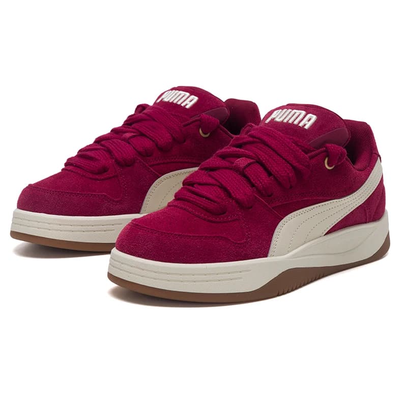 Scarpe sportive da donna Puma Park Luna Sd, sneakers basse alla moda, scarpe casual in pelle scamosciata resistenti all'usura 402510-06