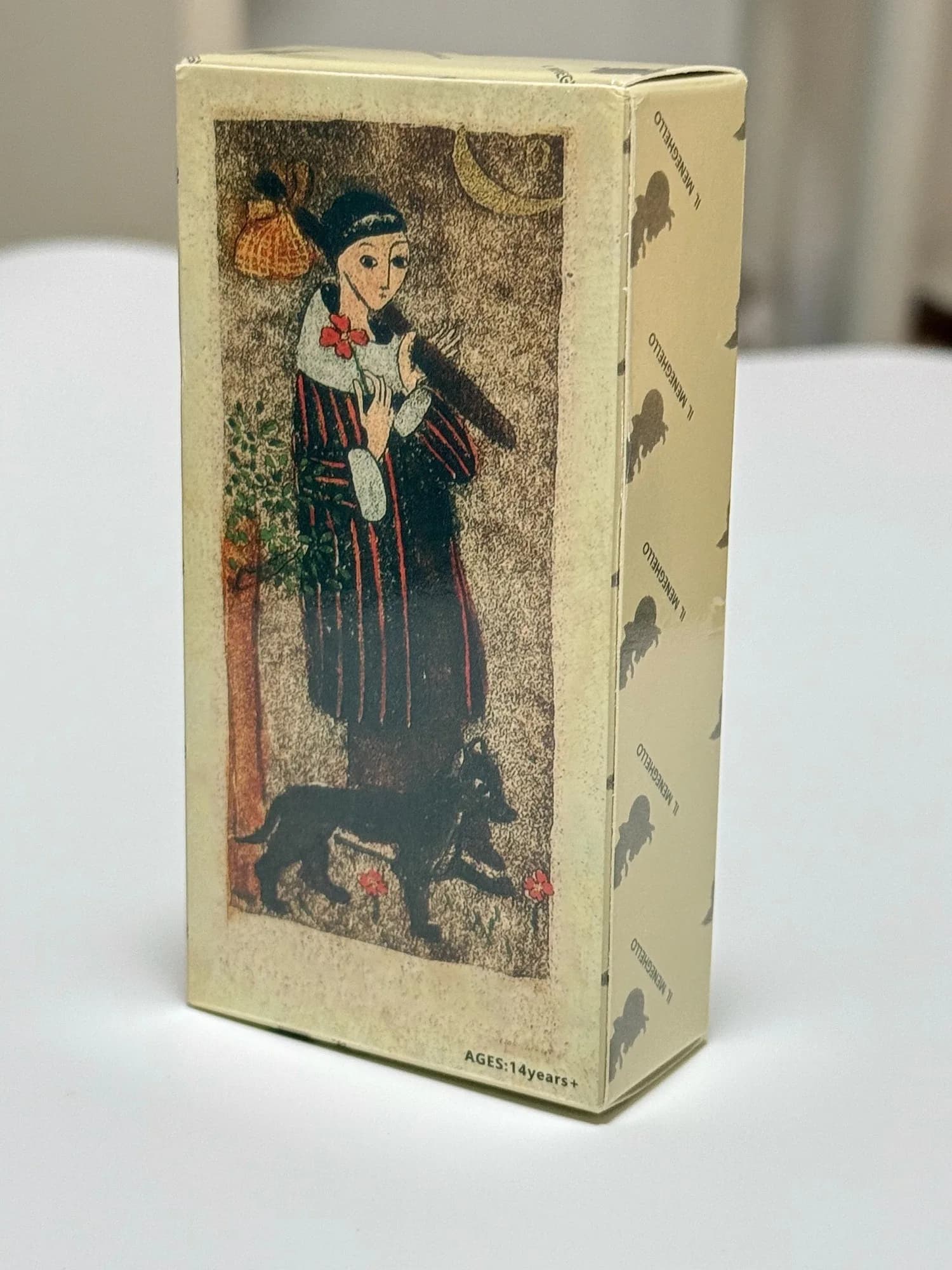 Mazzo di tarocchi La Corte Dei Tarocchi da 78 pezzi, carte dei tarocchi in stile dipinto a mano, 11*5,5 cm