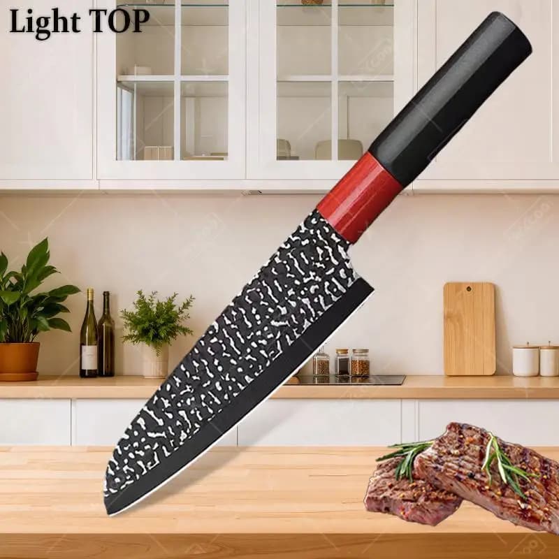 WXCOO Stainless Steel Kitchen Knife Sharp chef knife Forged fruit knife Cut knife for vegetables and meat Use kitchen supplies