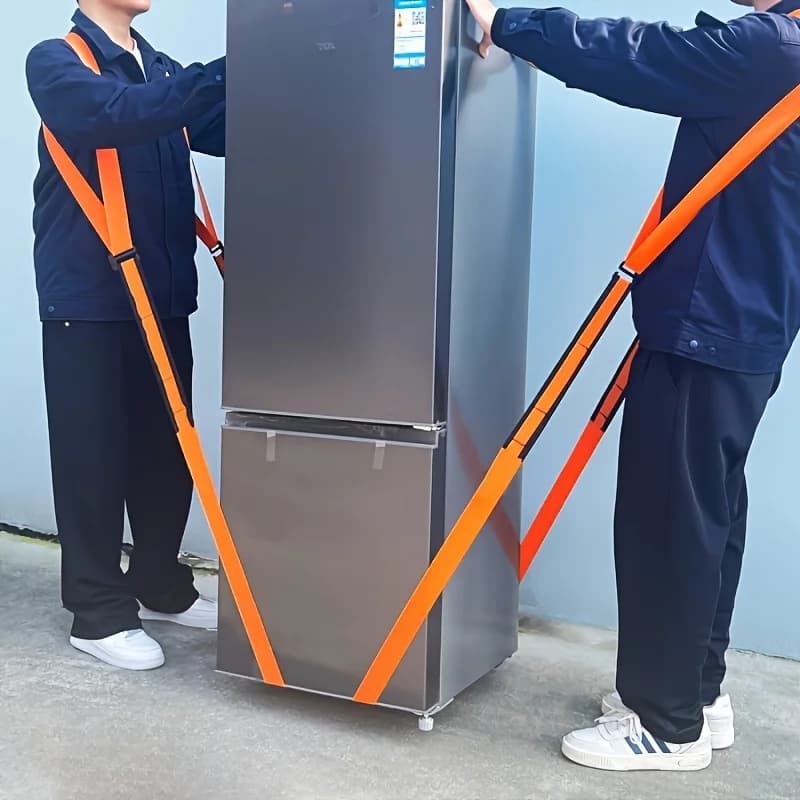Set di 2 Cinghie Regolabili per Sollevamento e Spostamento, Cinghie Robuste per Mobili, Trasporto Sicuro e Facile per Casa e Ufficio, per Oggetti Pesanti