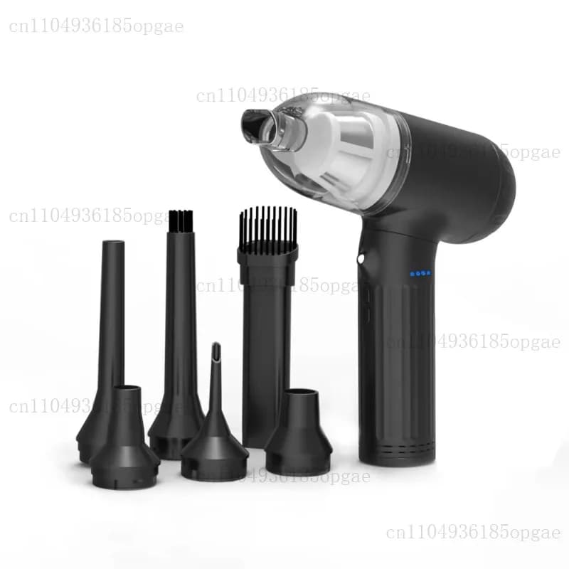 Mini aspirapolvere portatile senza fili a batteria con filtro HEPA, leggero e portatile, per auto e casa, funzione a secco ciclonica
