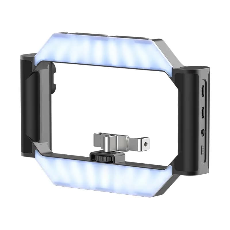 Ulanzi U-Rig Light Smartphone Video Rig riprese verticali LED Video Light luce di riempimento portatile per Smartphone DSLR Vlog Grip