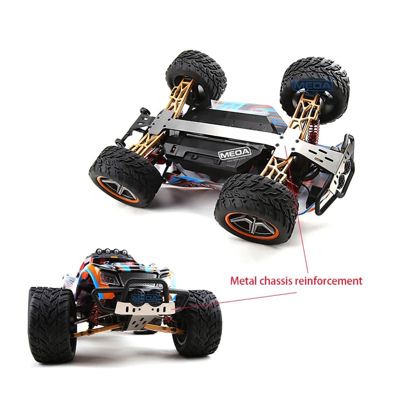 WLtoys 1/12 12402-A Componenti di rinforzo del telaio in metallo per aggiornamento auto RC 1/10 104009 104019 Pezzi di ricambio Gruppo anticollisione