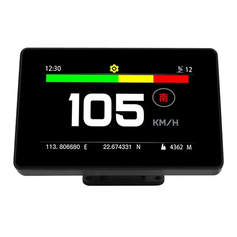 A95E-Head Up Display Proiettore Elettronico per Auto, Allarme, Tachimetro, Strumenti di Misurazione, Computer di Bordo con Schermo Touch