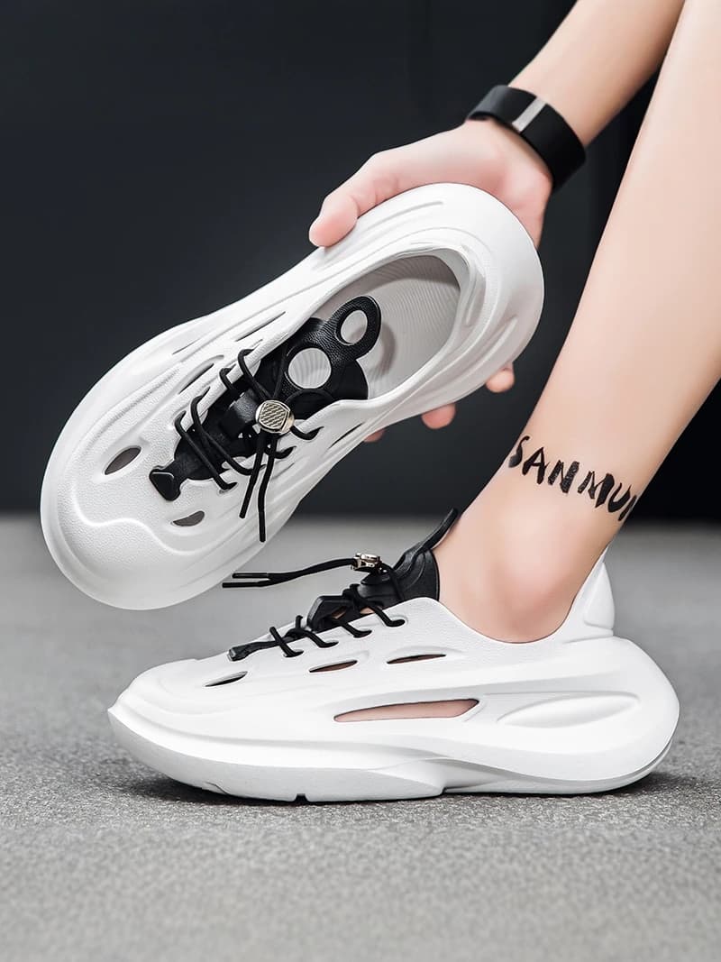 Youxuan Youth Casual Breathable Slip-On EVA Thong Slippers for Men Summer Anti-Slip Wear-Resistant Outdoor Beach Sports Sandals