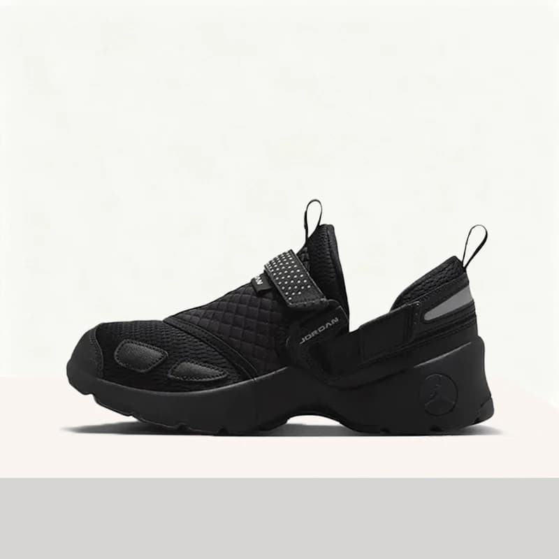 Nike Jordan TrunnerLX Scarpe da corsa casual basse comode, versatili, antiscivolo e resistenti da donna in nero e grigio HQ2164-001