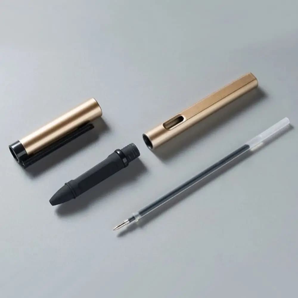 Penna Gel Creativa con Inchiostro Nero 0.5MM, Asciugatura Rapida, Correttore Posturale, Penna a Sfera per Scrittura Fluida, Strumenti di Scrittura per Scuola e Ufficio