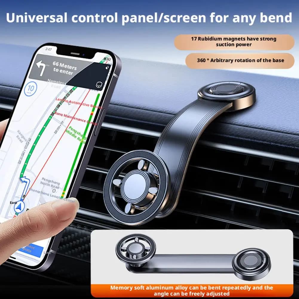Supporto magnetico per telefono da auto MagSafe – Supporto robusto per bocchette dell'aria, supporto universale da cruscotto per iPhone Samsung Xiaomi