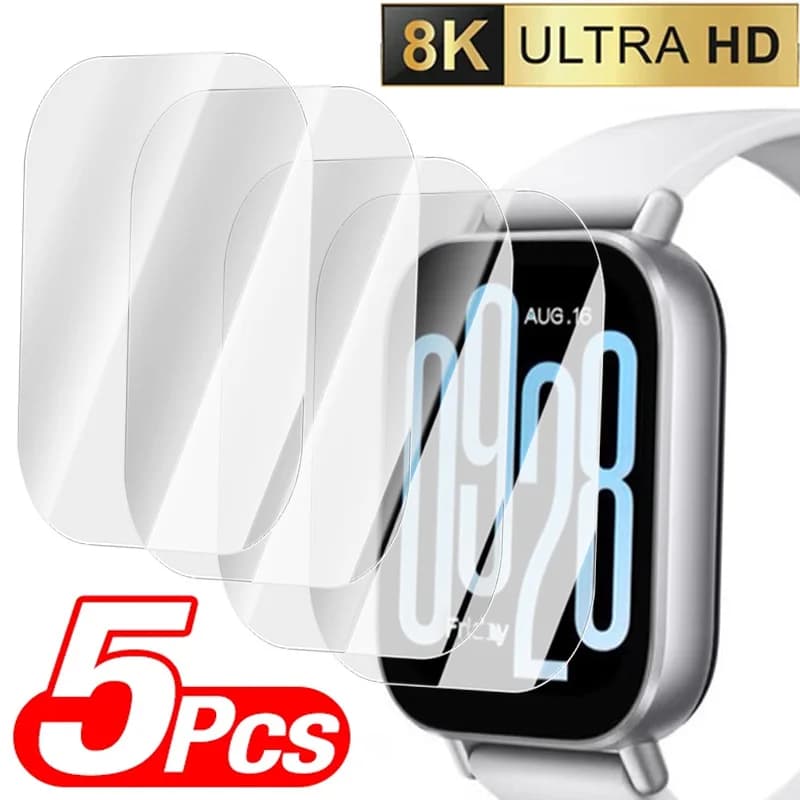 Vetro temperato Premium 9H per Xiaomi Redmi Watch 5 Lite Protezione schermo Smartwatch attivo Pellicola protettiva antigraffio trasparente HD