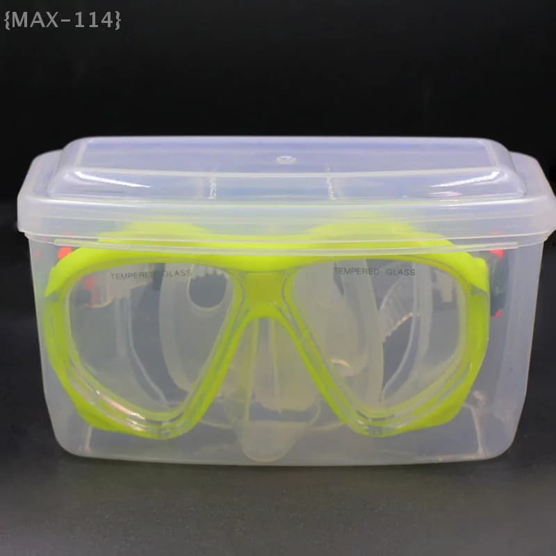 daJa daSporter box for diving and snorkeling masks in rigid plastic - Transparent protective case for diving glasses and swimming glasses