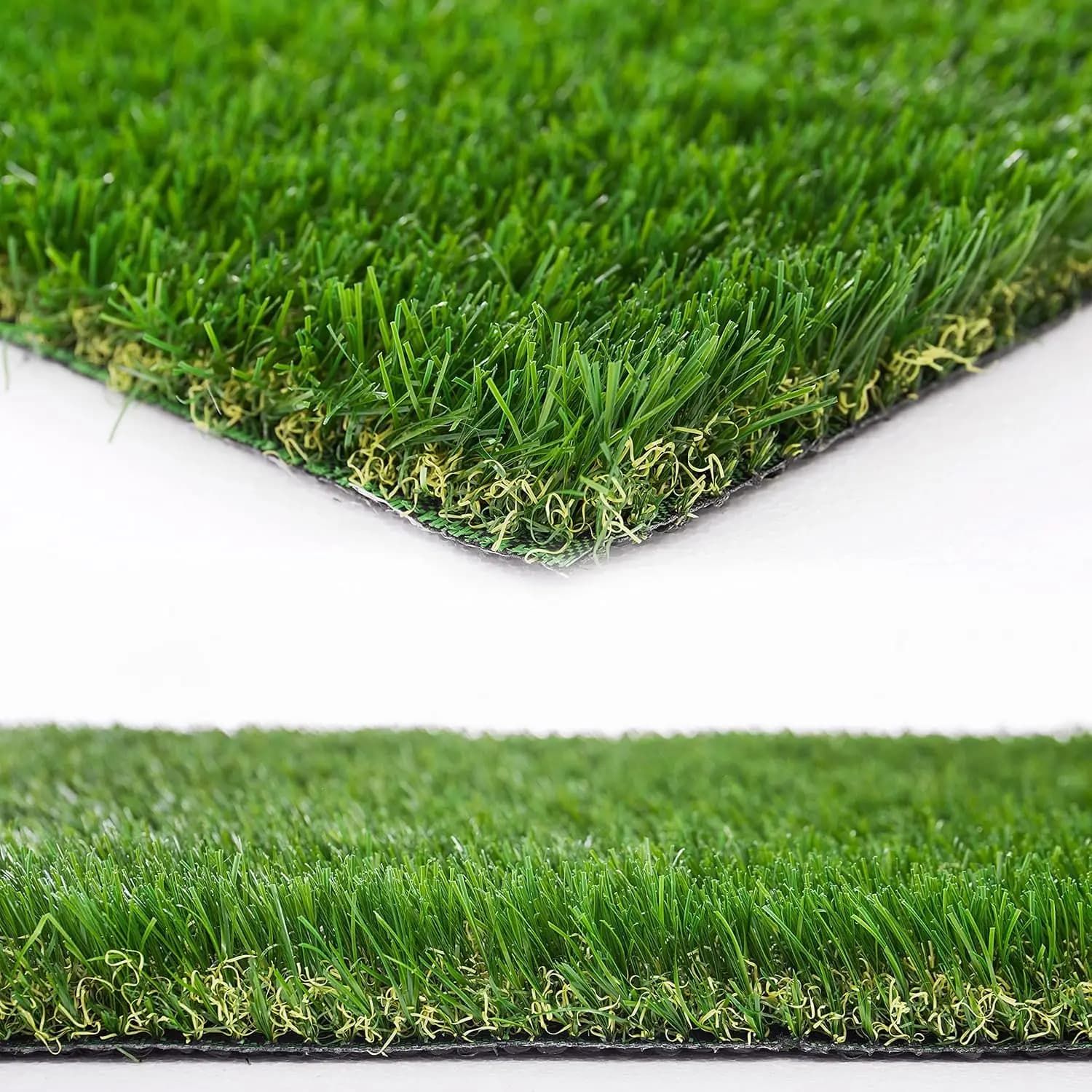 Erba Sintetica 4x10 FT, Misure Personalizzabili, Tappeto in Finta Erba Spessa per Interni ed Esterni, Giardino, Paesaggio, Prato Sintetico