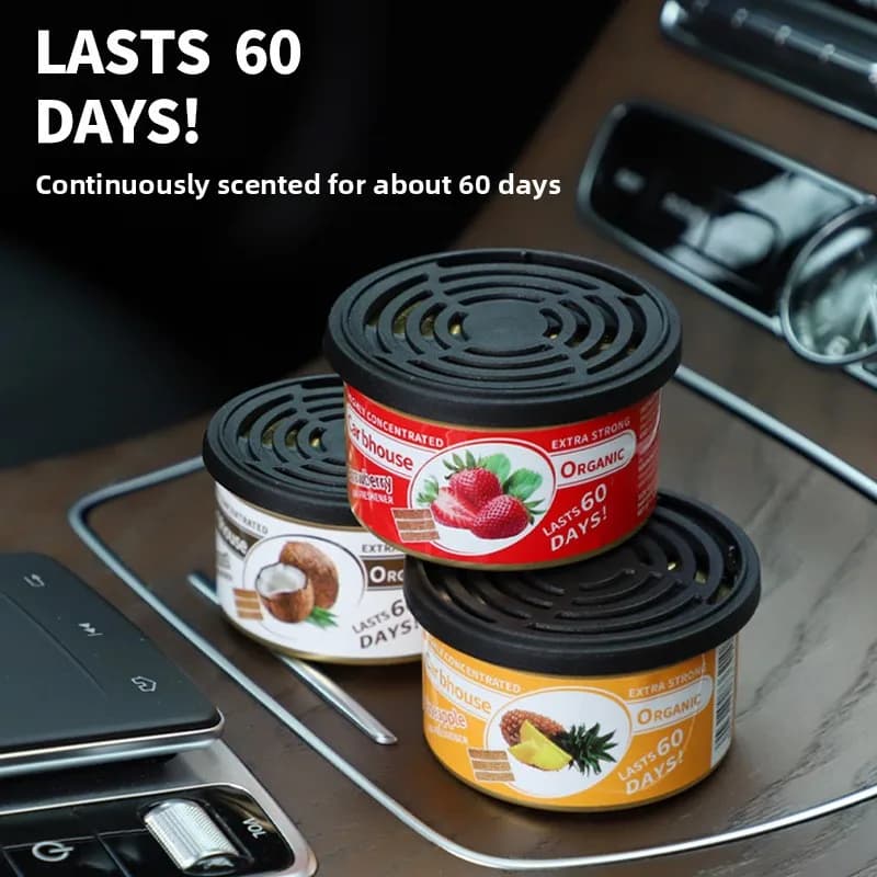 Car Deodorant with Cover Long-Term Strong fragrance Car fragrance Car perfume Bedroom Bathroom Deodorant for rooms Pasta