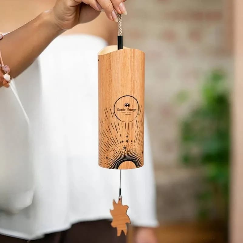 Hanging Wind Bell Sound Healing Bamboo Wind Chimes Outdoor Yoga Meditation Mobile Wind Chimes Diapason Chord Mindfulness Bells