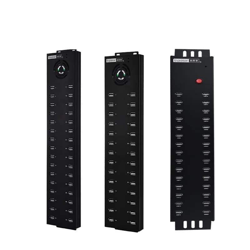 Hub USB 2.0 Sipolar a 32 Porte, Caricatore e Distributore USB per Stazione di Ricarica Telefoni