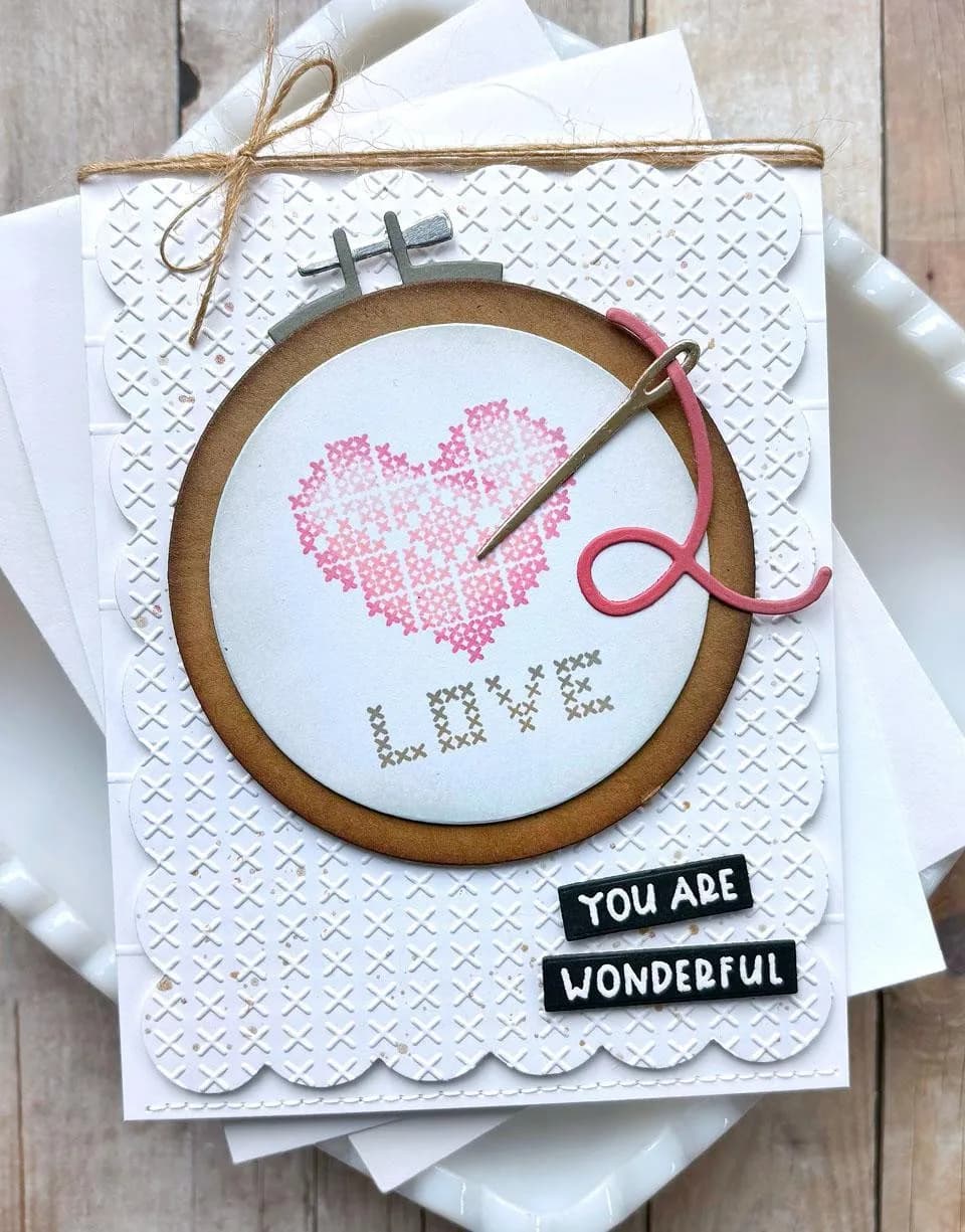 2026 New Classic Embroidery Embroidery Hoop Die Set New Metal Cutting Dies Stamps Stencil for Scrapbook Diary Decoration