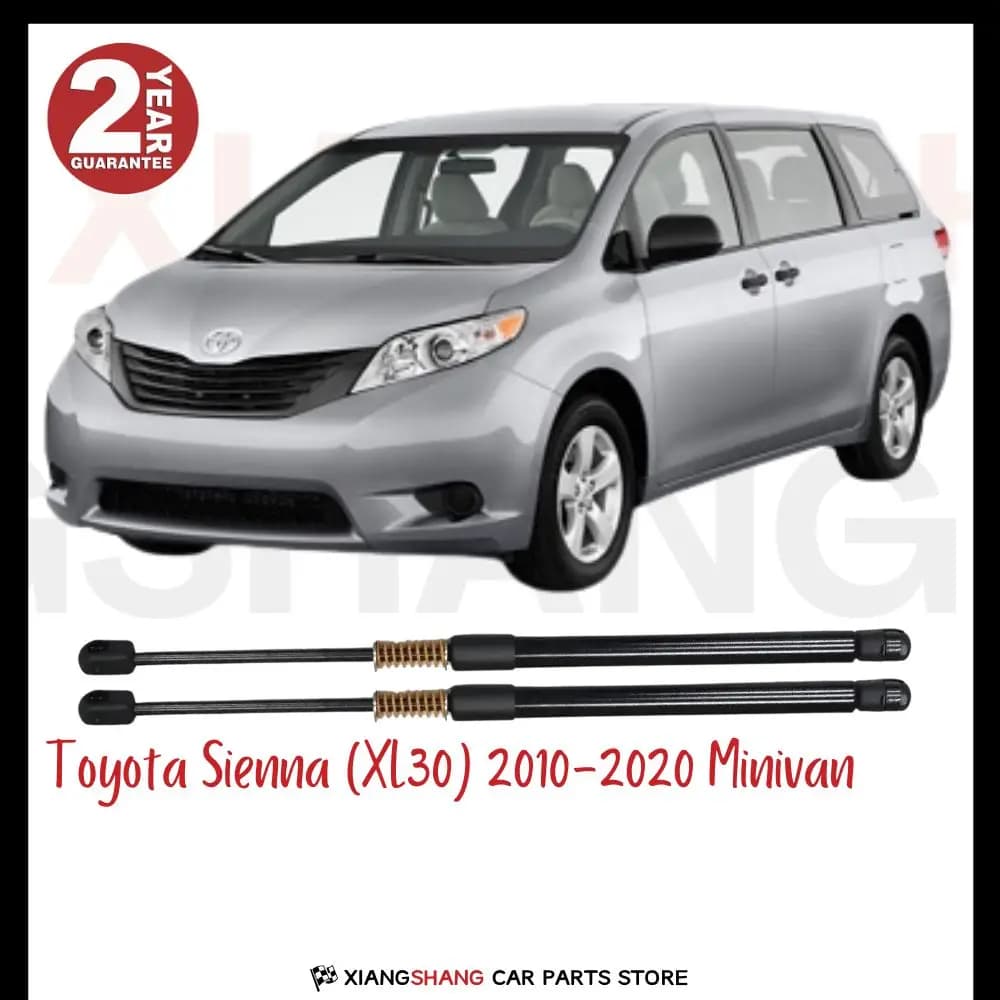 2 Pezzi Ammortizzatori a Gas per Apertura Automatica Posteriore con Molla per Toyota Sienna (XL30) 2010-2020 Minivan