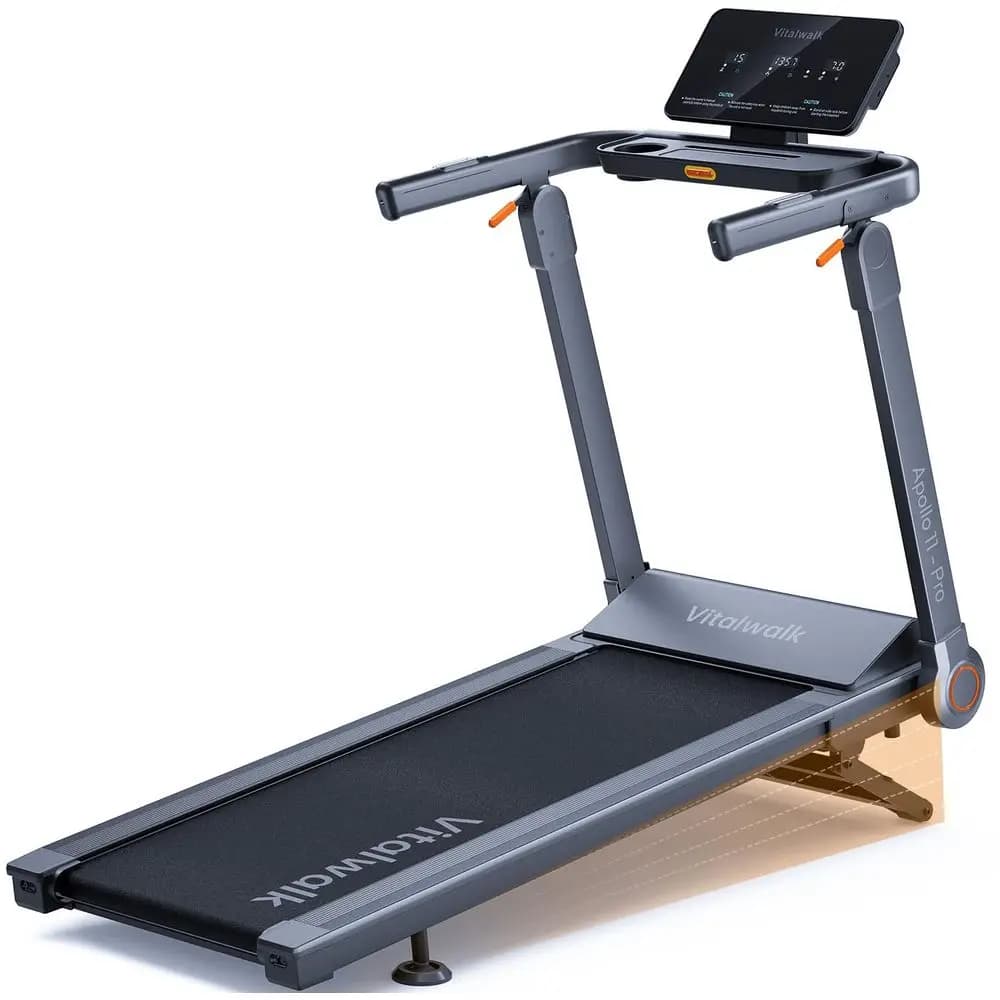 Tapis Roulant Pieghevole con Inclinazione Automatica, Nastro di Corsa Largo 48x18, 10MPH, 3.5HP Brushless, Tapis Roulant per Camminata Domestica, Pieghevole Automaticamente