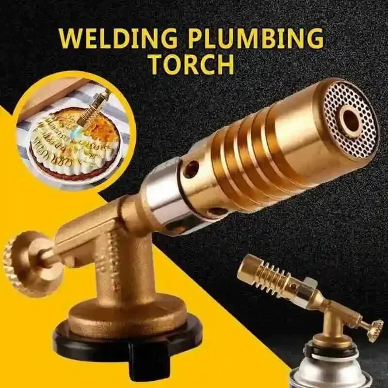 Torch for Sawing, Gas burner, Portable Flame Gun, High Temperature Butane Gas lighter, Sawing torch, Camping Gas and Barbecue Open