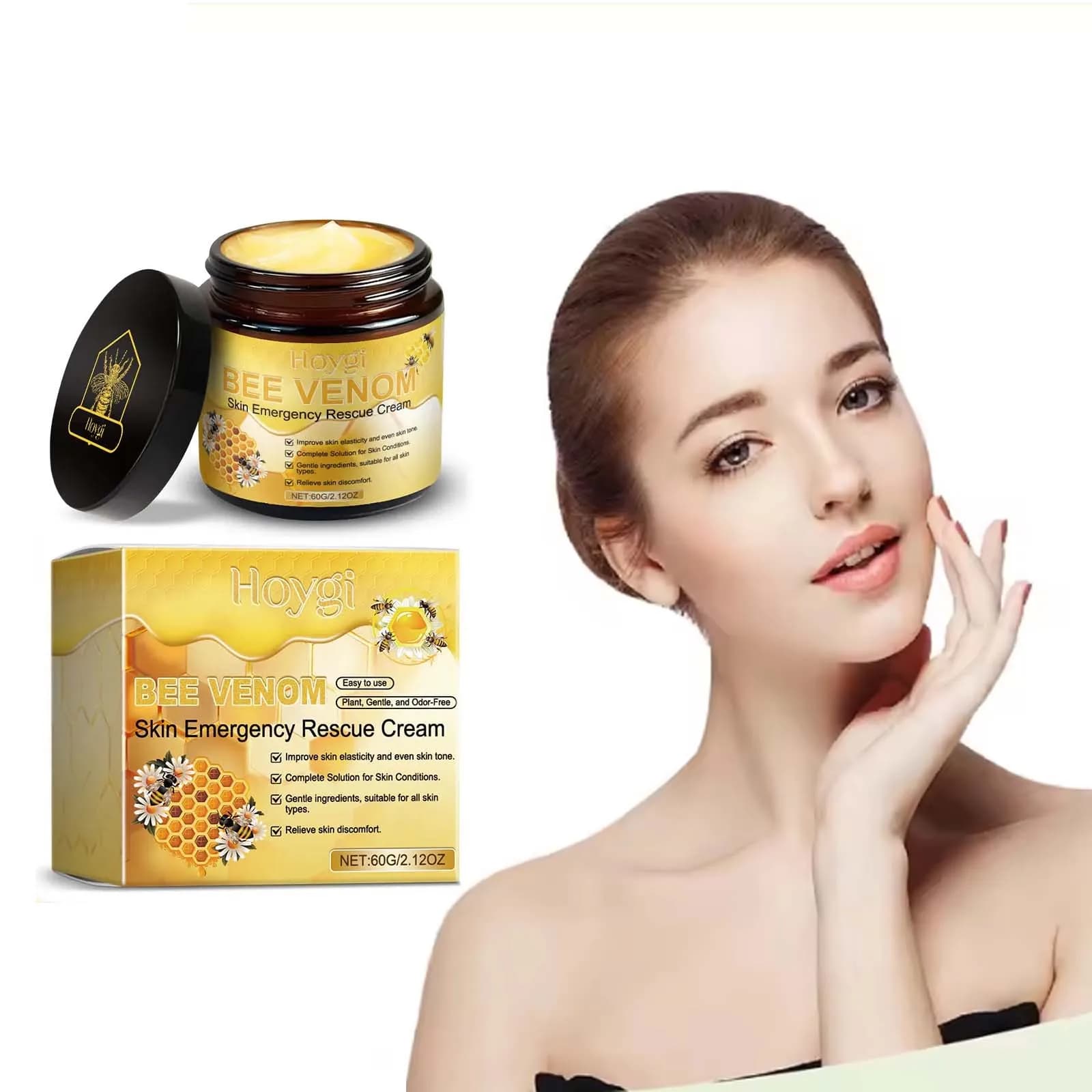 Bee Veils Face Cream Lifting Lenitive Lifting Skin Repairing damaged skin Strengthening the Illumina barrier Feeding body cream