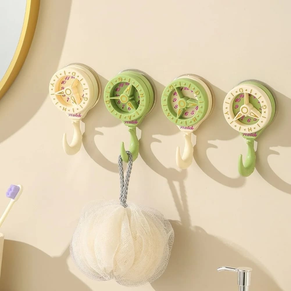 Suction Cup Hook for Organizing For Bathrooms with Reliable Hold on Mirrors Tiles and Glass Without Hardware Installation