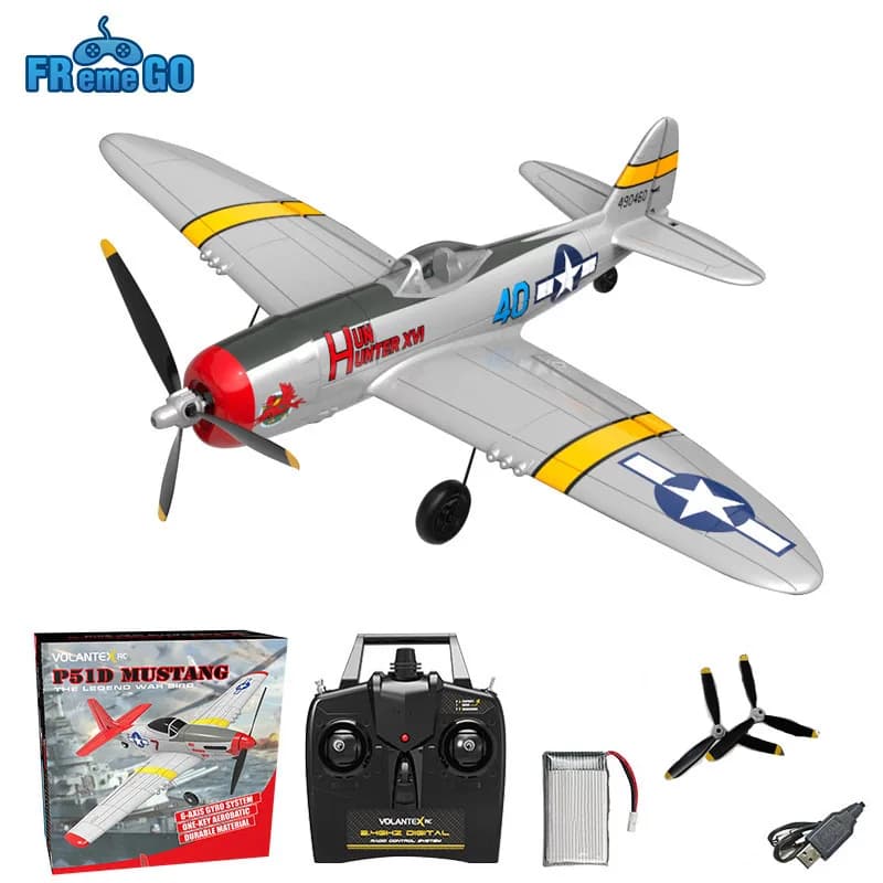 P47 Thunderbolt RC Aereo 2.4G 4Ch RC Fighter 400mm Apertura alare P47 RTF Aereo Acrobatico a un tasto RC Warbird Aereo Giocattoli Regali