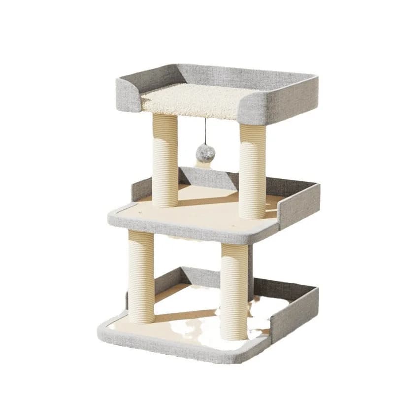 Struttura da arrampicata per gatti, nido per gatti, albero integrato, struttura per gatti piccoli non occupa dell'area, struttura da arrampicata, forniture per gattini