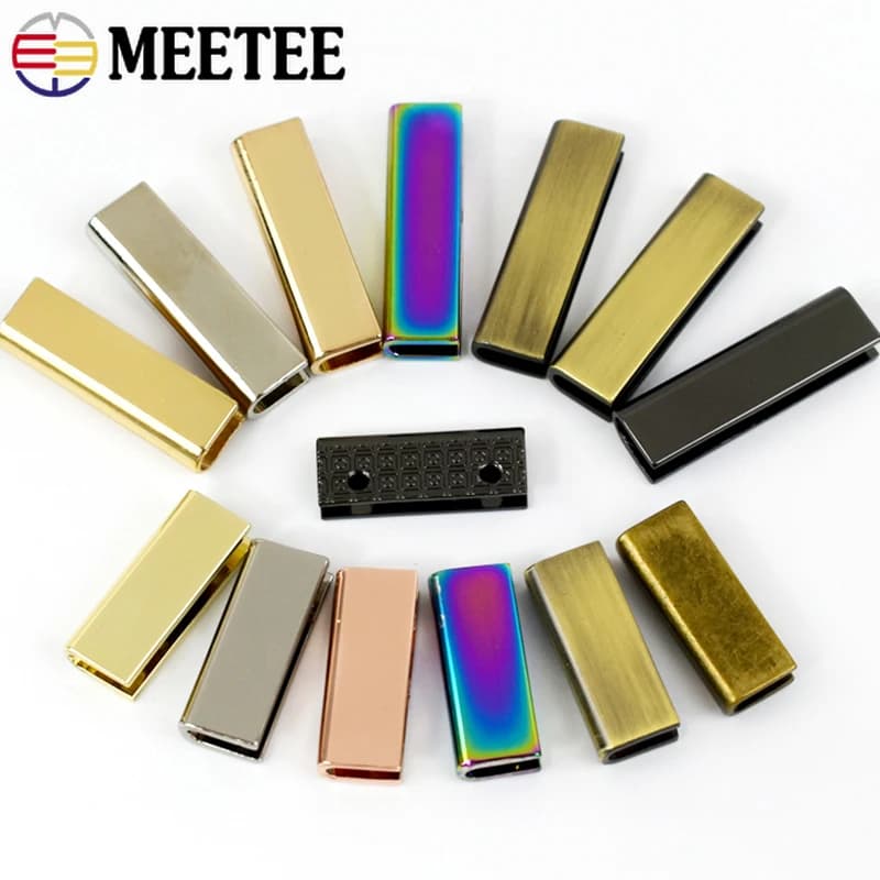 5/10/20 pezzi fibbie per borse per viti angolari clip chiusura bordi protezione ganci metallici cinghia cintura coda tappo pulsante accessori fai da te