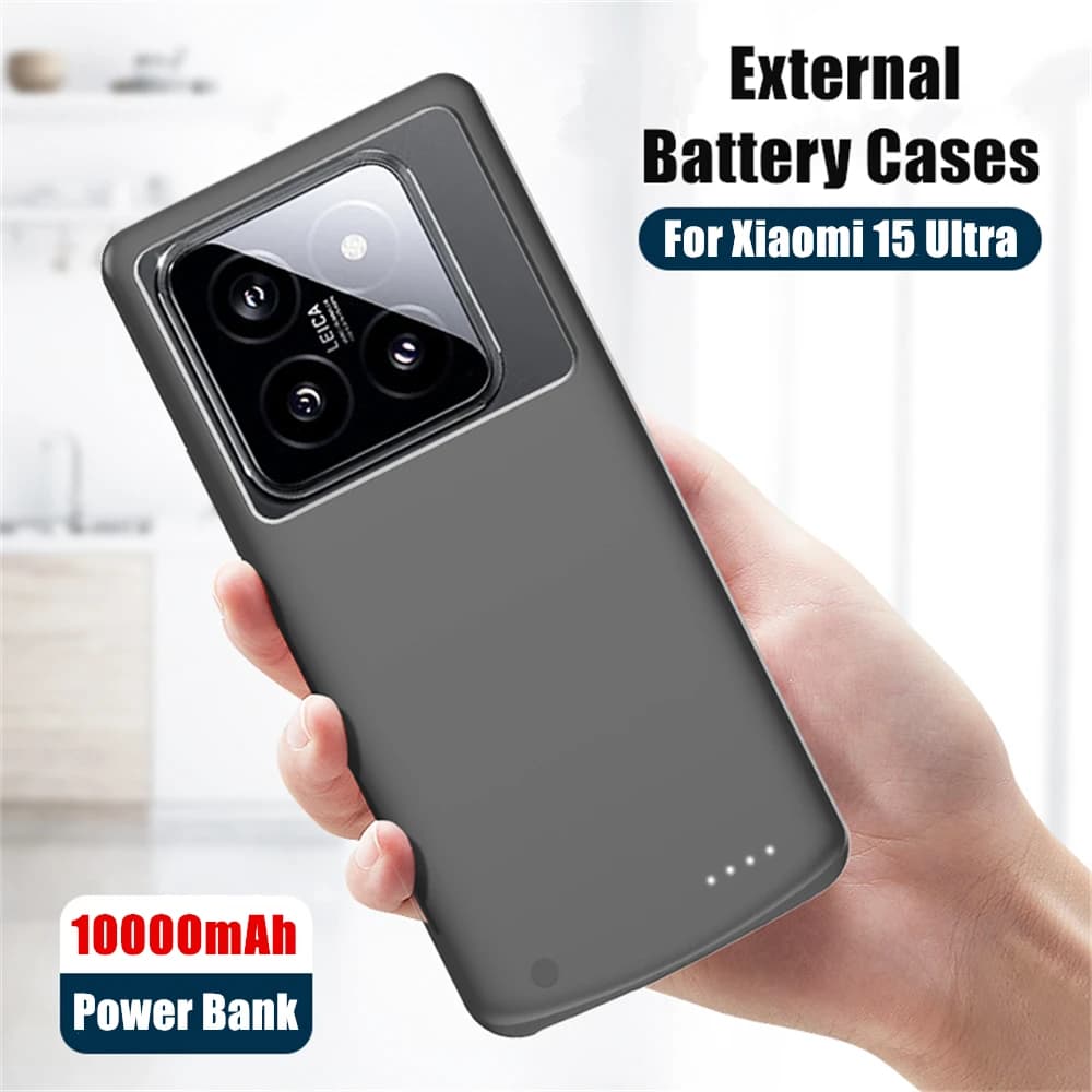 Custodia Powerbank per Xiaomi Mi 15 Custodie per batterie ultra esterne Caricatore portatile Custodia Power Bank per Xiaomi 15 Pro Power Case