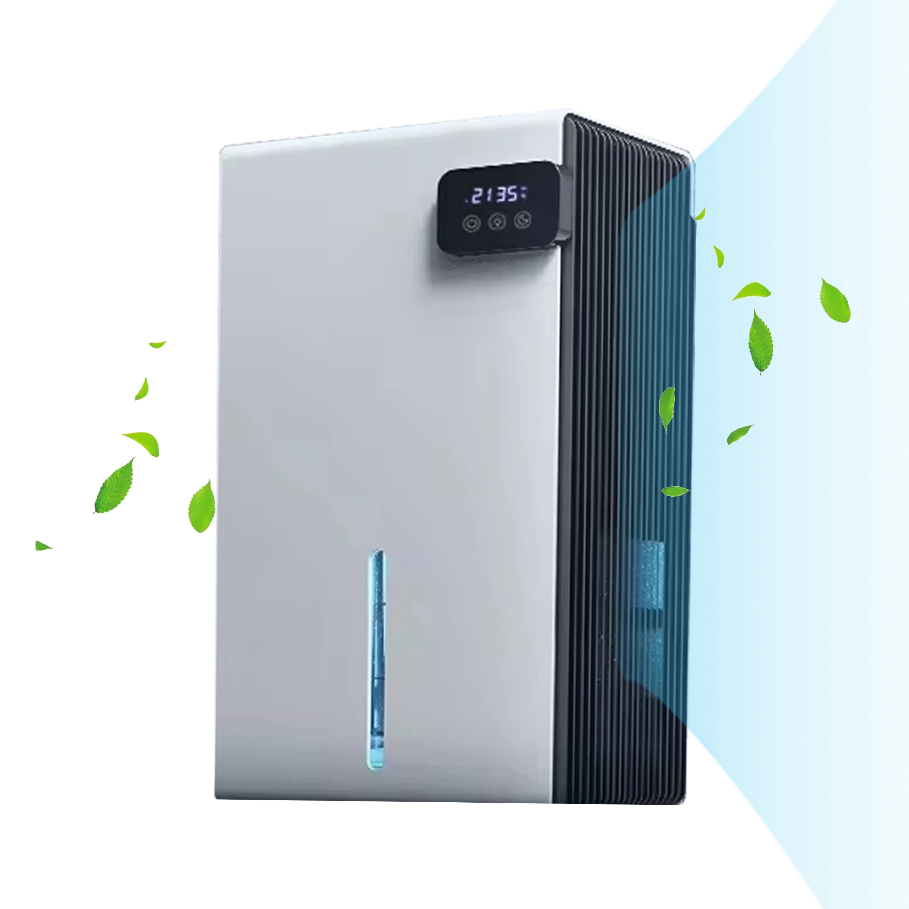 Deumidificatore a Semiconduttore con Purificazione dell'Aria dal Design Intelligente e Unico, 78W a Basso Consumo