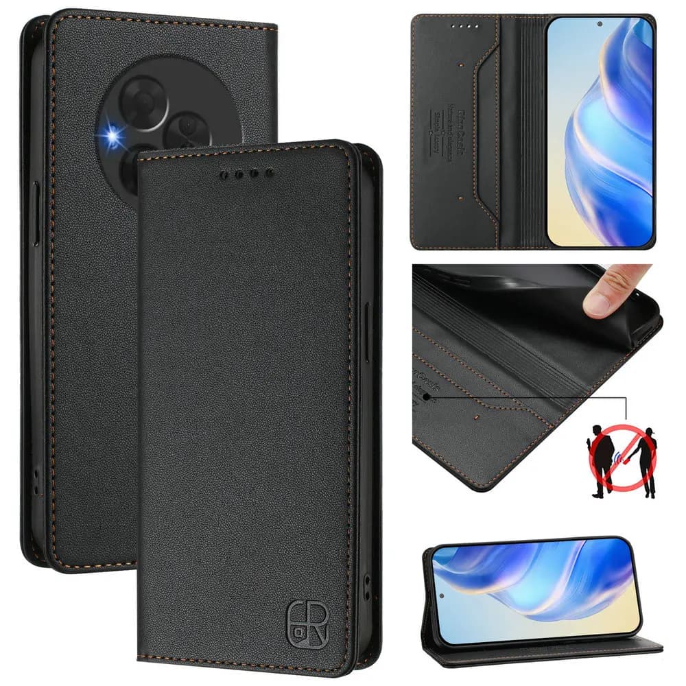 Custodia a libro in pelle RFID per TCL NxtPaper 70 Pro 2026, compatibile con TCL Nxtpaper 60 Ultra, TCL 60 SE, 60R, 60XE, 605 - Funzione Portafoglio
