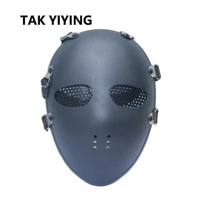 TAK YIYING Hunting1Pc Airsoft Paintball BB Gun Maschera protettiva integrale nera