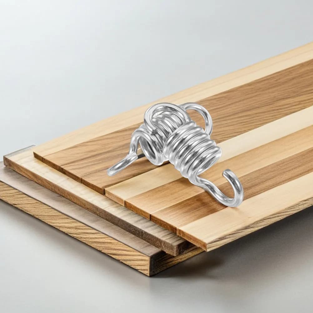 Kit of 4 Springs Robuste for Dondolo chair, weather resistant, with Extension Hooks for Patio swing and Boxing Bag