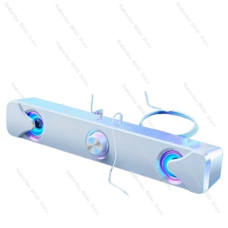Audio, altoparlante per computer desktop, Bluetooth domestico, cablato, microfono, USB, laptop, connessione monofilo per l'intrattenimento domestico