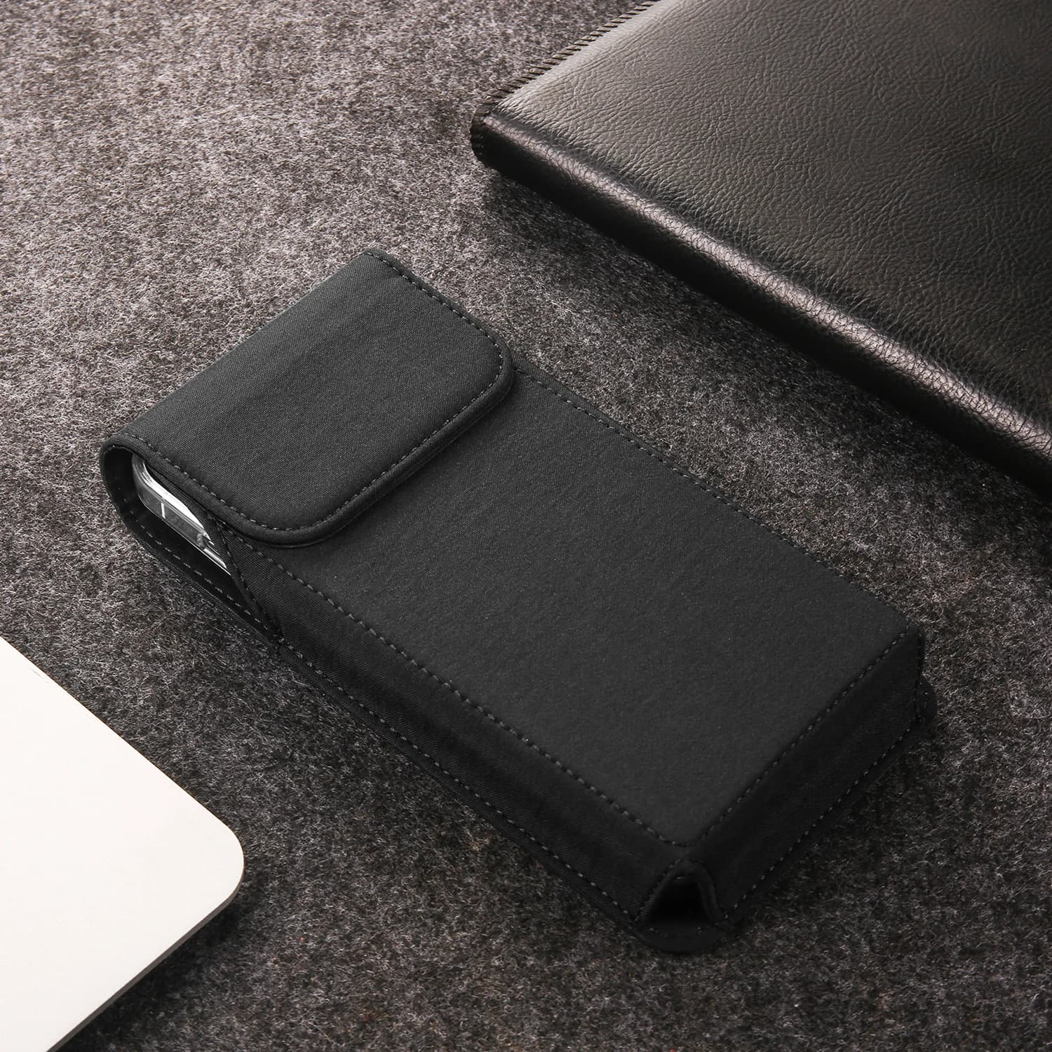Custodia per telefono con clip da cintura magnetica in nylon Marsupio da uomo per Oppo A78 A60 A3 A5 Reno 14 13 Pro, OnePlus 12 Nord CE 4 Custodia per fondina