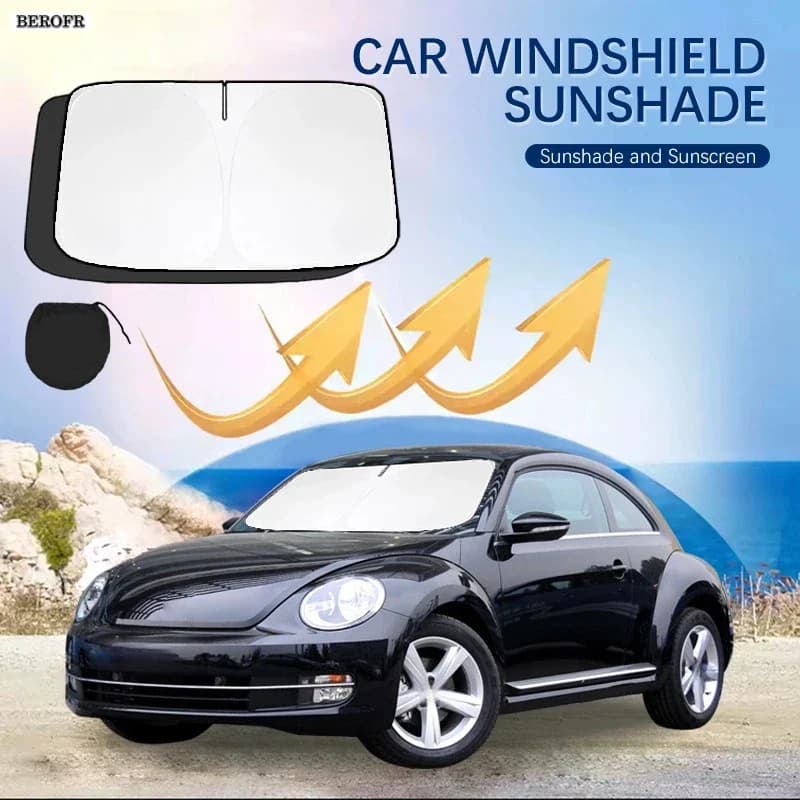 Car Windshield Sun Shade Covers Front Window Sunscreen UV Parasol For Volkswagen VW Beetle 2013-2019 Summer Car Accessories