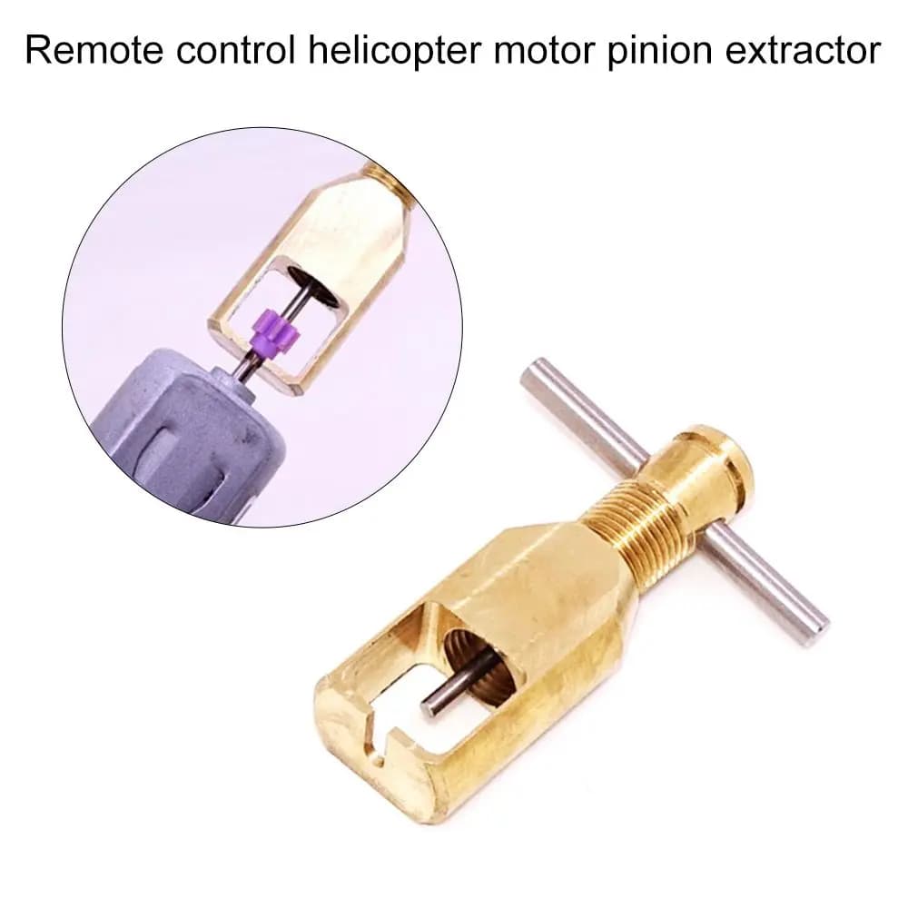 Strumenti professionali giocattoli telecomandati accessori per strumenti di riparazione per la rimozione del motore dell'elicottero RC ingranaggio del pignone del motore dell'estrattore dell'ingranaggio