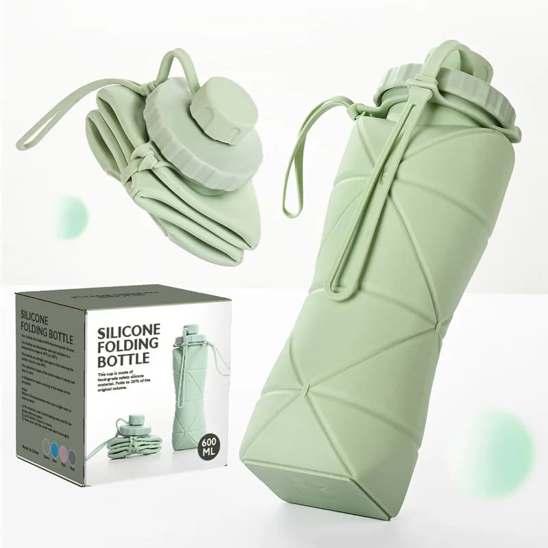 New Creative Silicone Folding Water Cup Outdoor Portable and Scalable Water Cup Sports Water Bottle Travel Water Cup Handy Cup