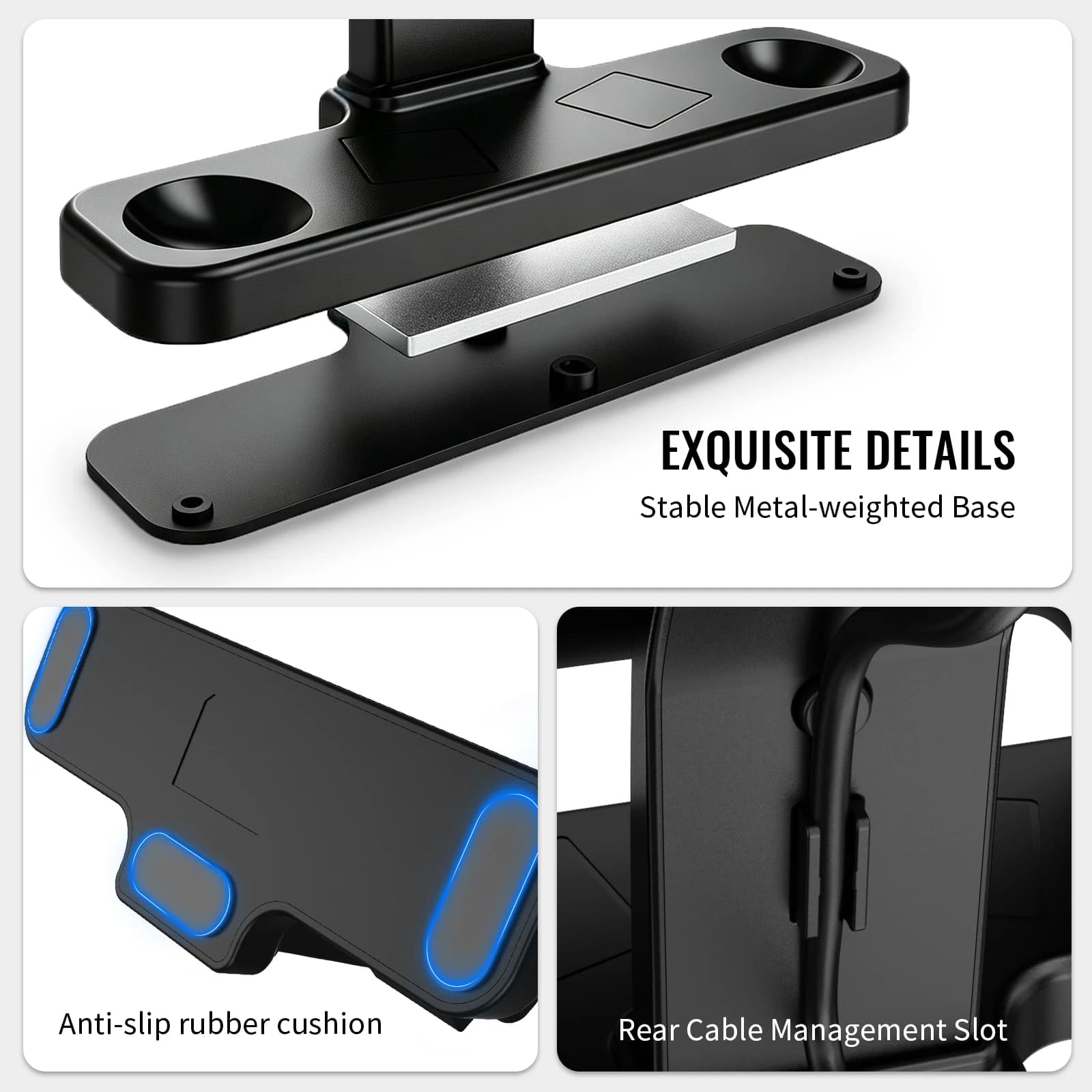 For Steam Controller 2 Charging Stand Magnetic PUCK Slot Tilted Display Anti-Tip Triangle Stable Desk Organizer Durable