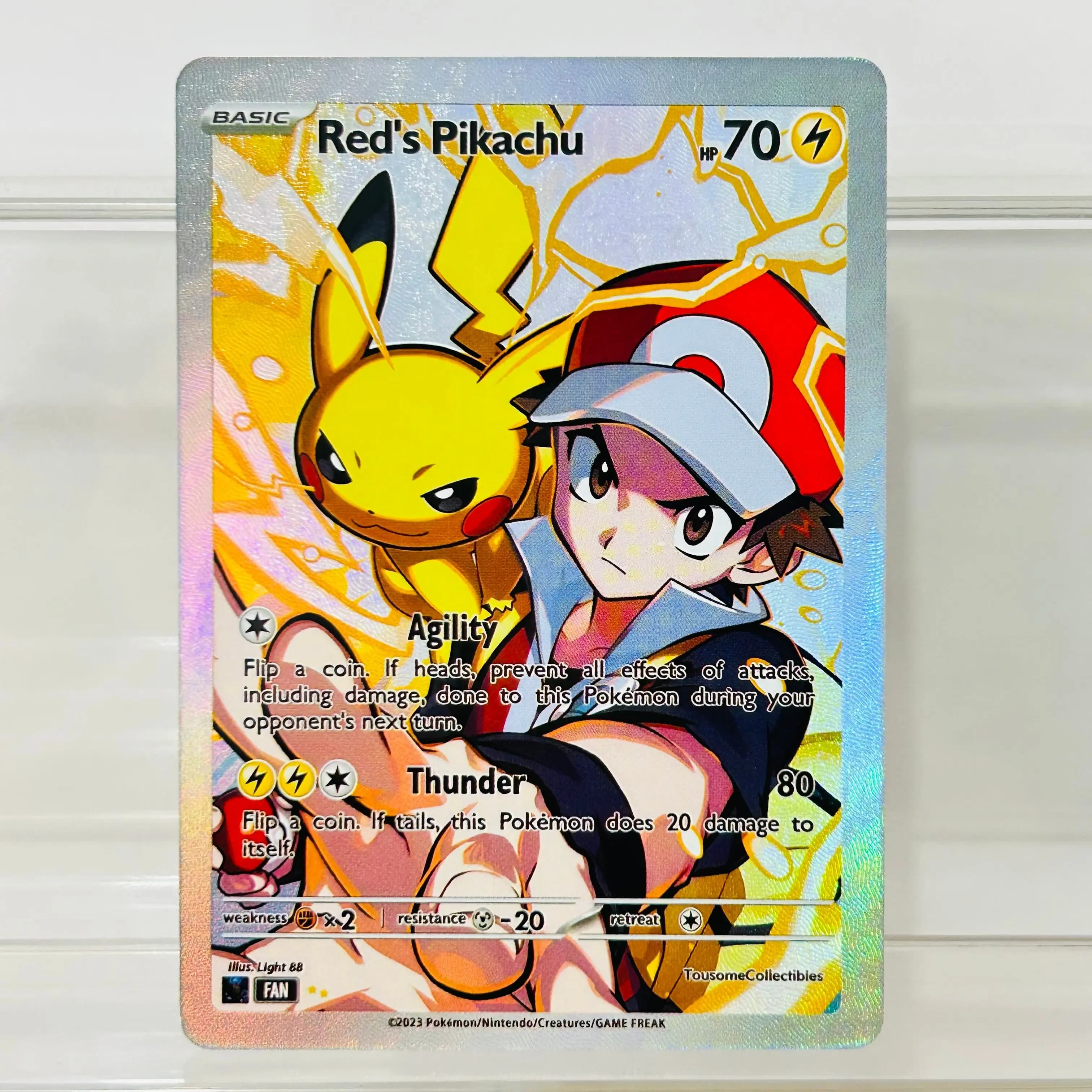 Red Light 88 English Version Collectible Grade DIY Foil Texture Nice Condition Premium Anime Collection Cards