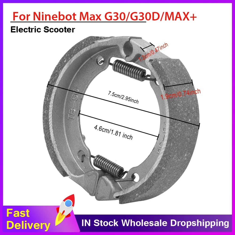 Pastiglia freno motore freno a tamburo Scooter elettrico per tamburo freno ruota Ninebot Max G30/G30D/MAX +/MAX Pro/S90L