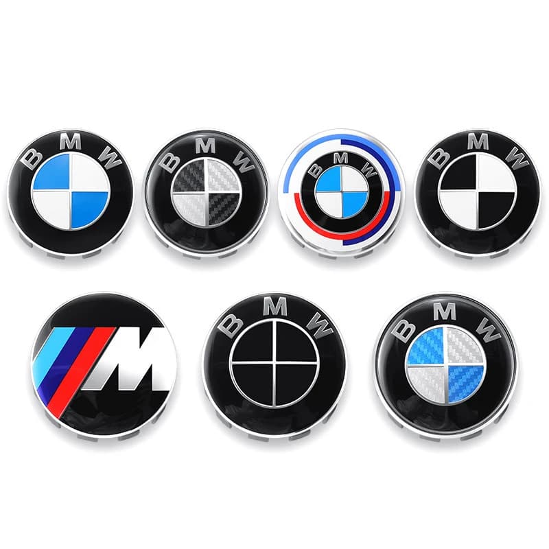 Replacement parts for wheel cover from 56mm/68mm BMW E46 E60 E71 E70 E84 E90, logo for wheel hub modification