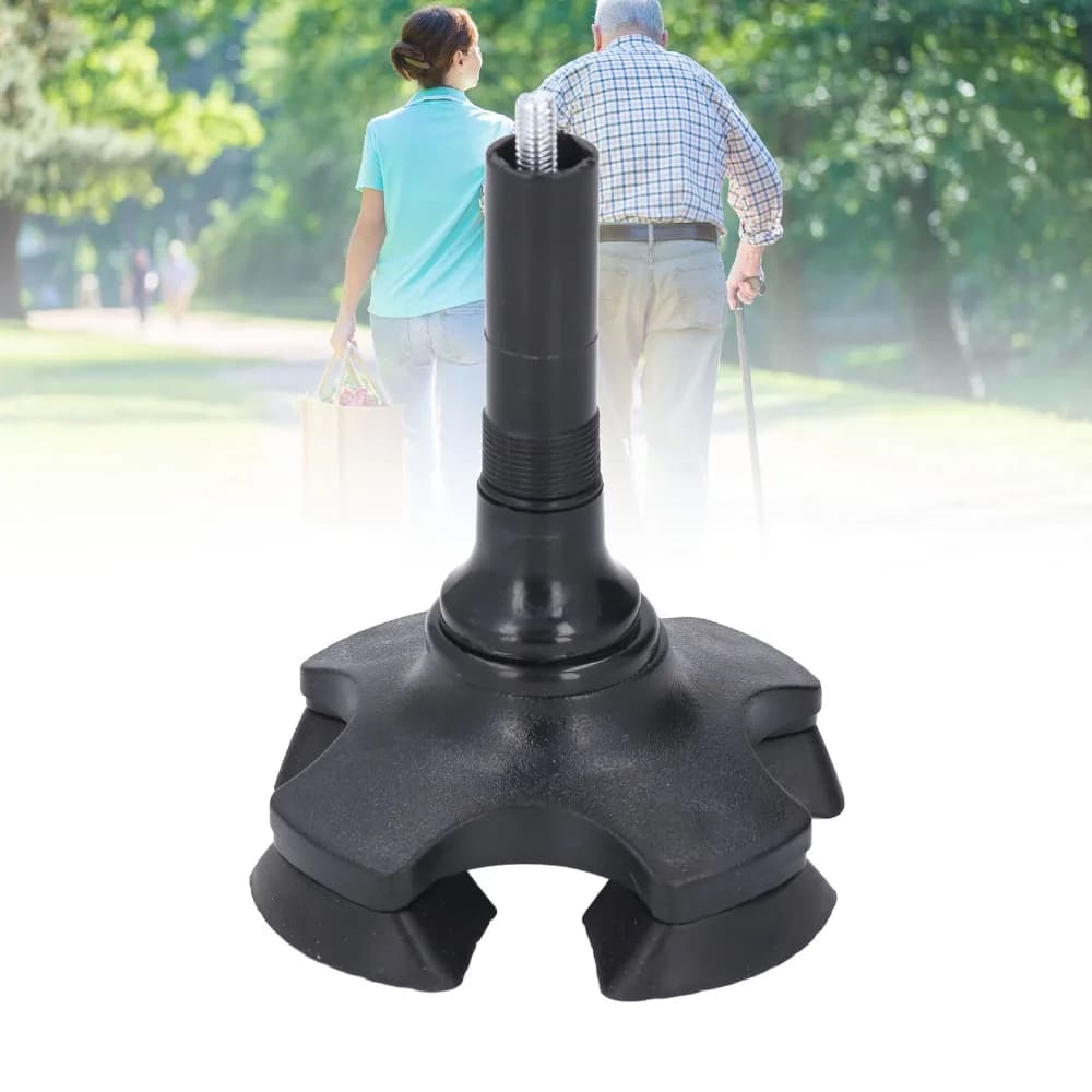Durable ABS Walking Wheel Toe Shoe Absorption Swivel toe for die quad Light tips for trekking poles for disabled