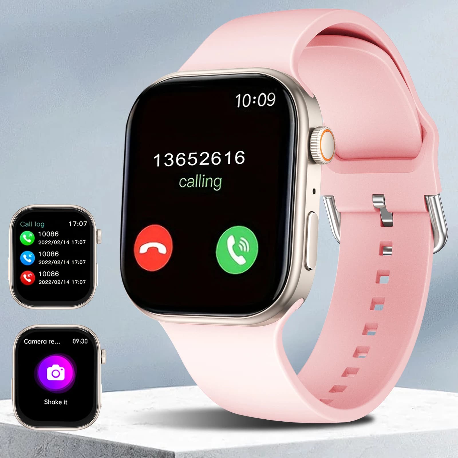 Orologio intelligente, quadrante personalizzabile, modalità sportive multiple, risposta/fare chiamate, promemoria messaggi, adatto sia per uomini che per donne