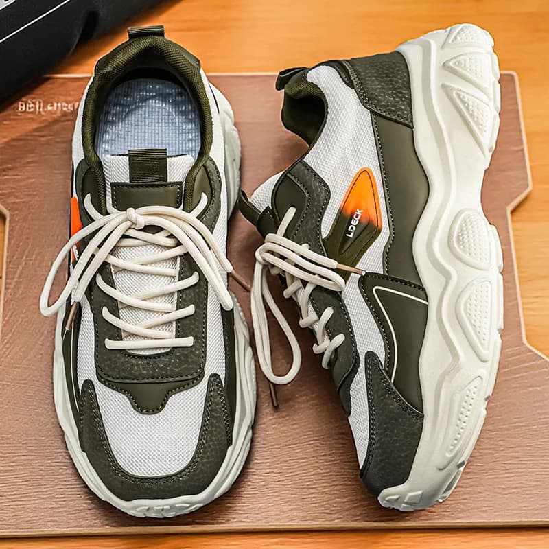 Sneakers casual da uomo, scarpe sportive traspiranti, leggere, antiscivolo, comode, per sport, corsa e camminata, per uomo.