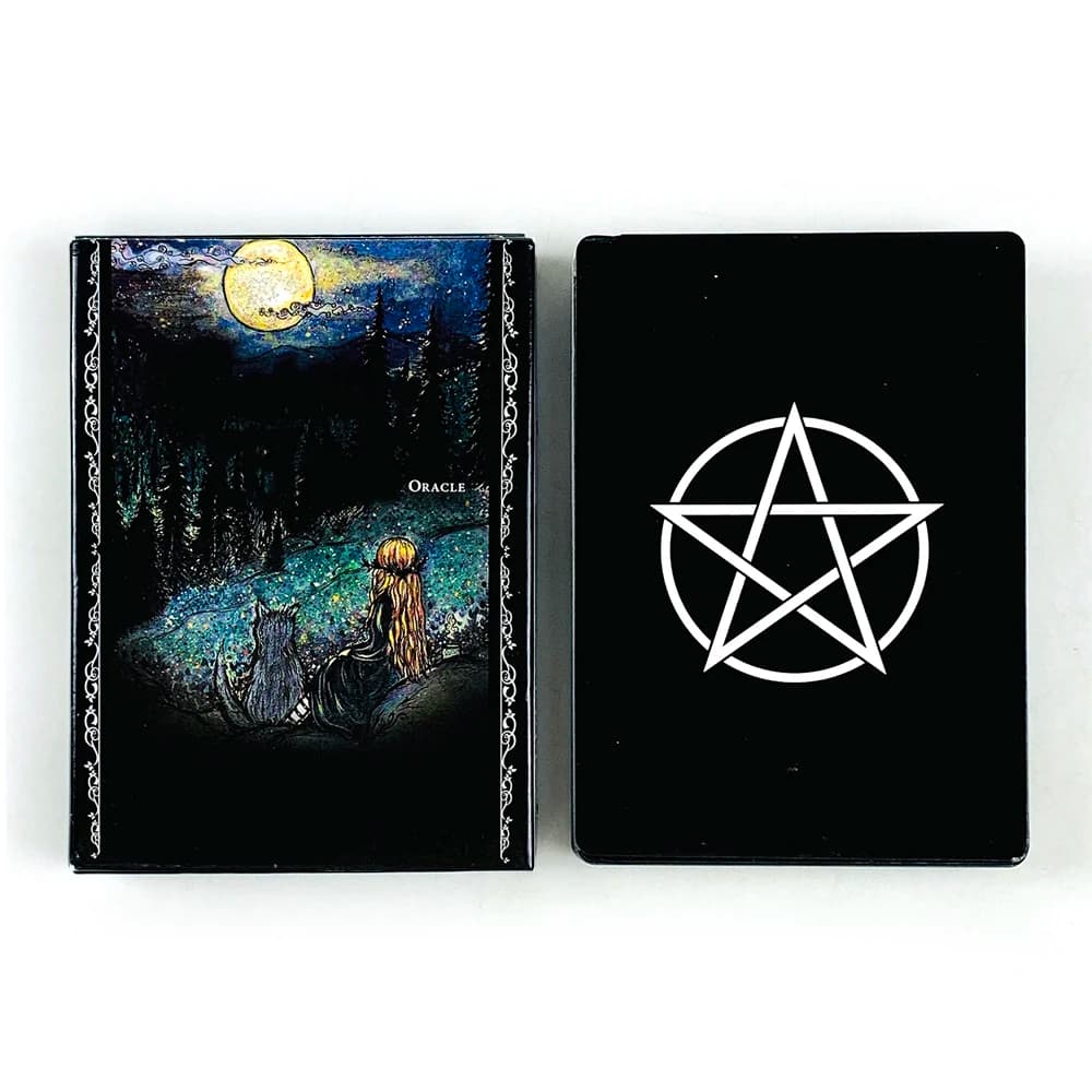 New Oracle Card 45pcs Cards English Party Family Gatherings Game Cards Fate Divination Prophecy Deck Card Games Toy