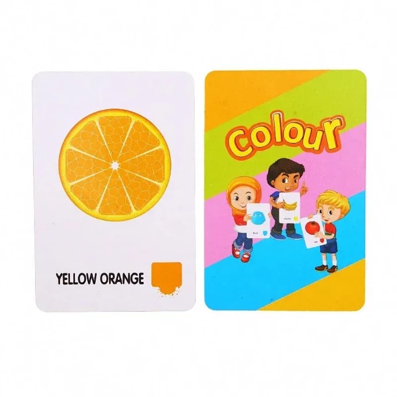 1 Pezzo Giocattolo Educativo per Bambini, Carte Didattiche in Inglese per Riconoscimento Forme, Colori e Animali, Gioco per l'Apprendimento Precoce dei Bambini