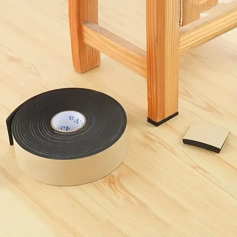 Protezioni Antiscivolo in Schiuma EVA per Piedi di Mobili e Tavoli, Tappetino Autoadesivo per Pavimenti, Accessori per Mobili, Protezioni Quadrate per Gambe di Sedie