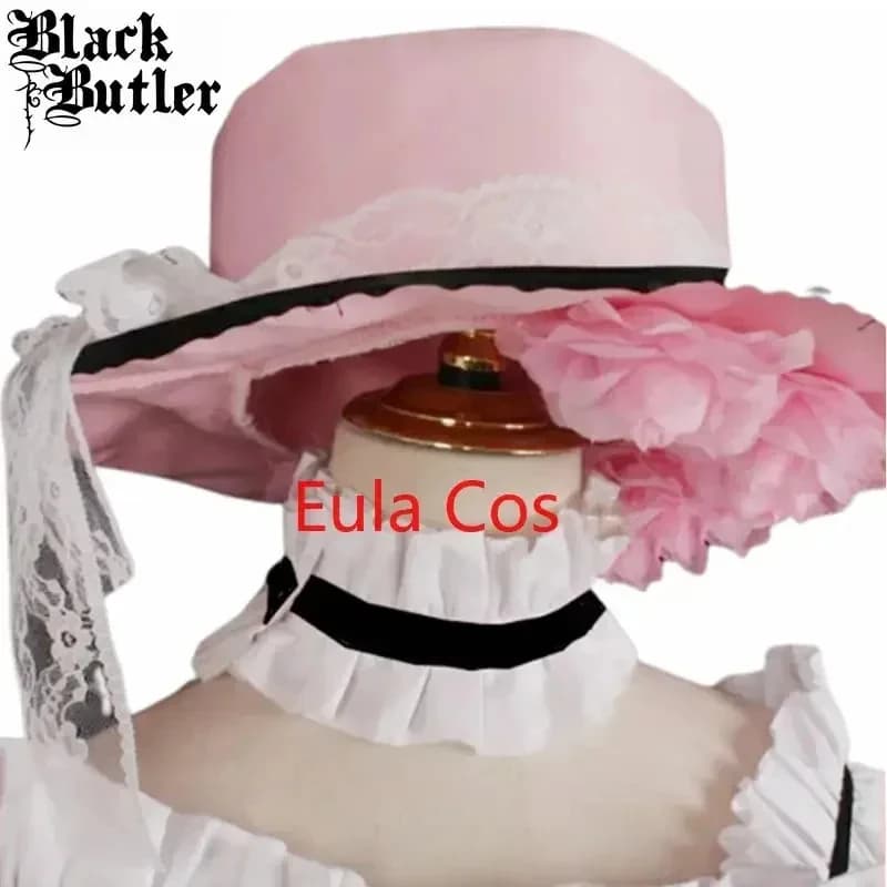 e,4;v'6\k/Anime Black Butler Ciel Phantomhive Pink Robin Uniform Cosplay Costume Unises Dress Halloween Ring Wig Carni5;g'8.n/3\