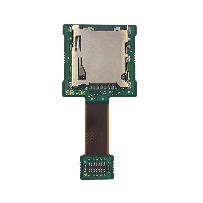 【A10R】Socket per lettore di slot per schede SD di ricambio per la nuova parte di riparazione della console Nintendo 3DS